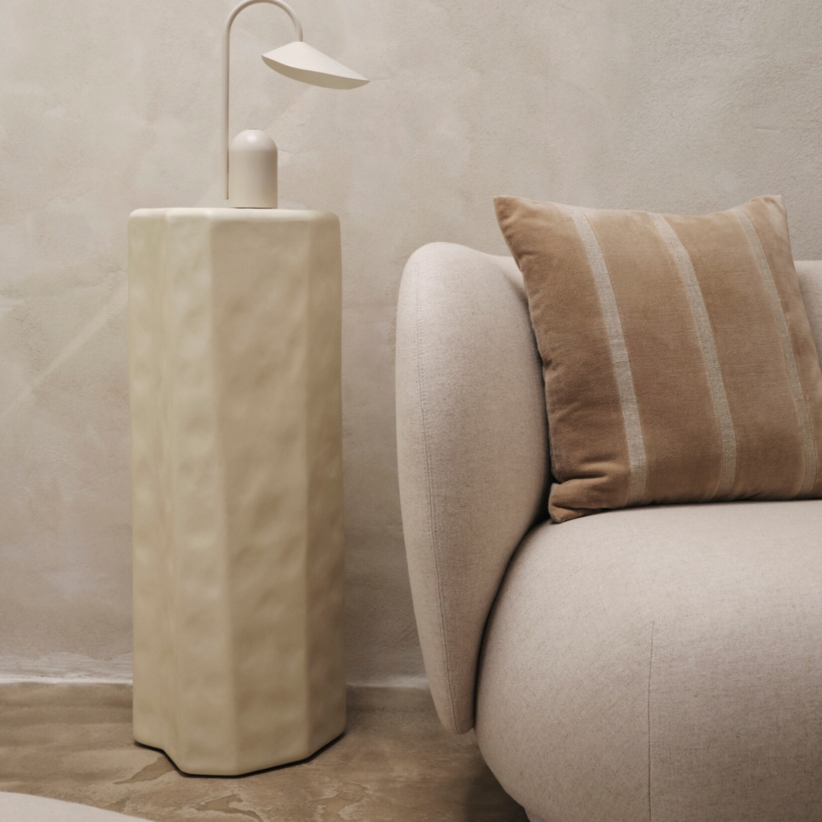 Ferm Living Staffa Voetstuk - Ivoor