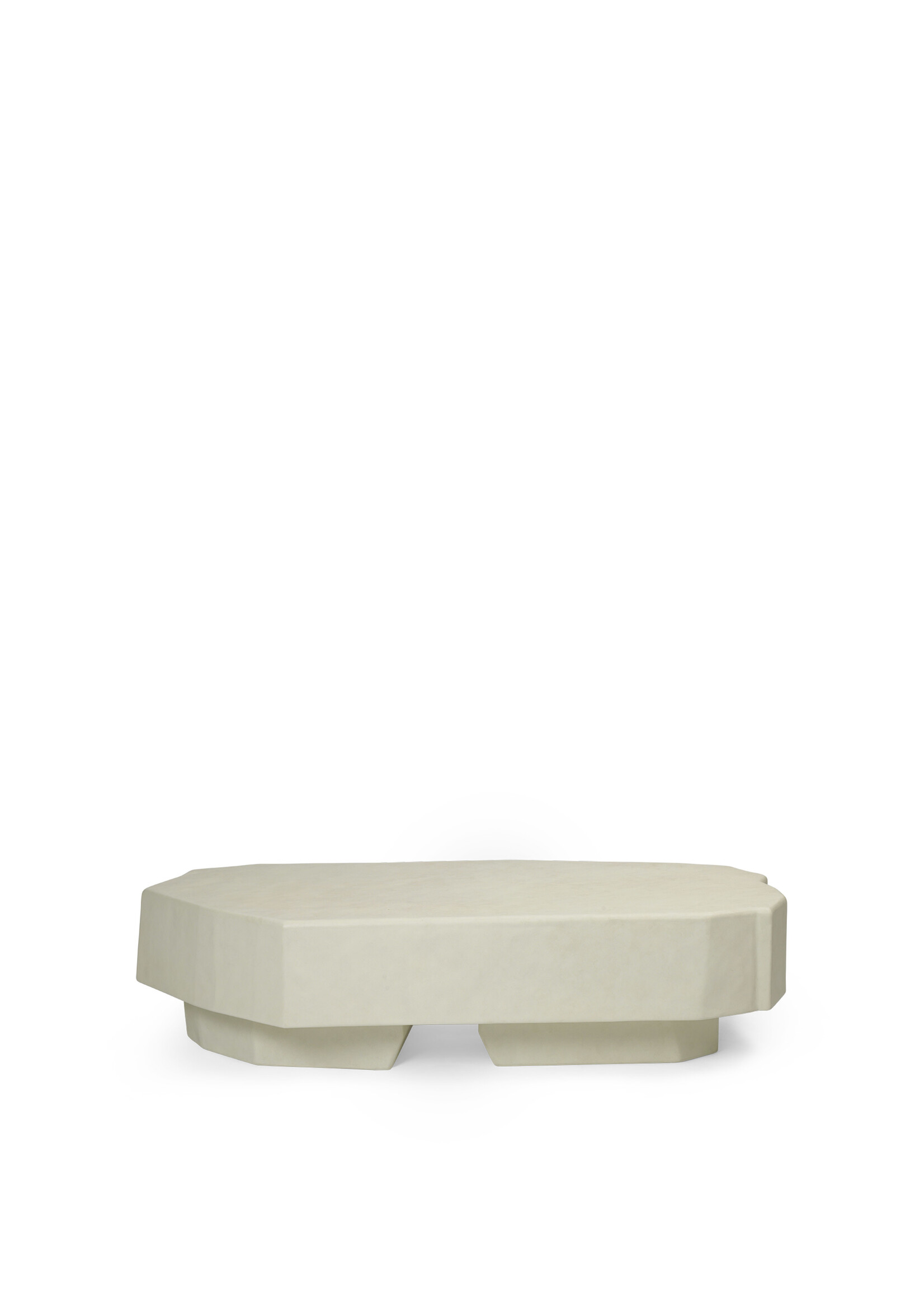 Ferm Living Staffa  Table basse- Grand - Ivoire