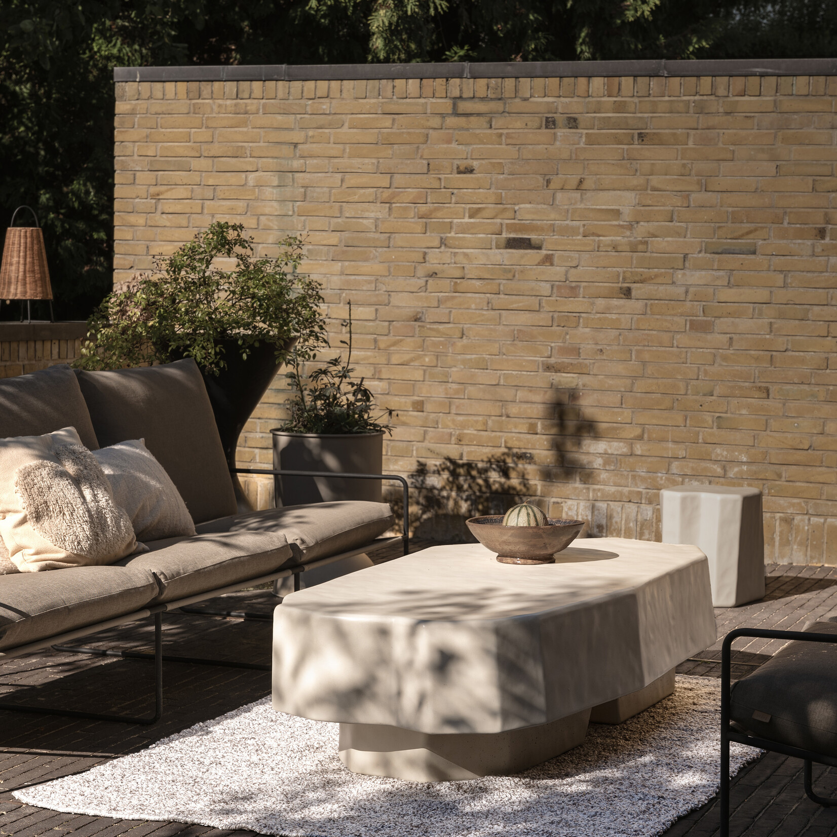 Ferm Living Staffa  Table basse- Grand - Ivoire