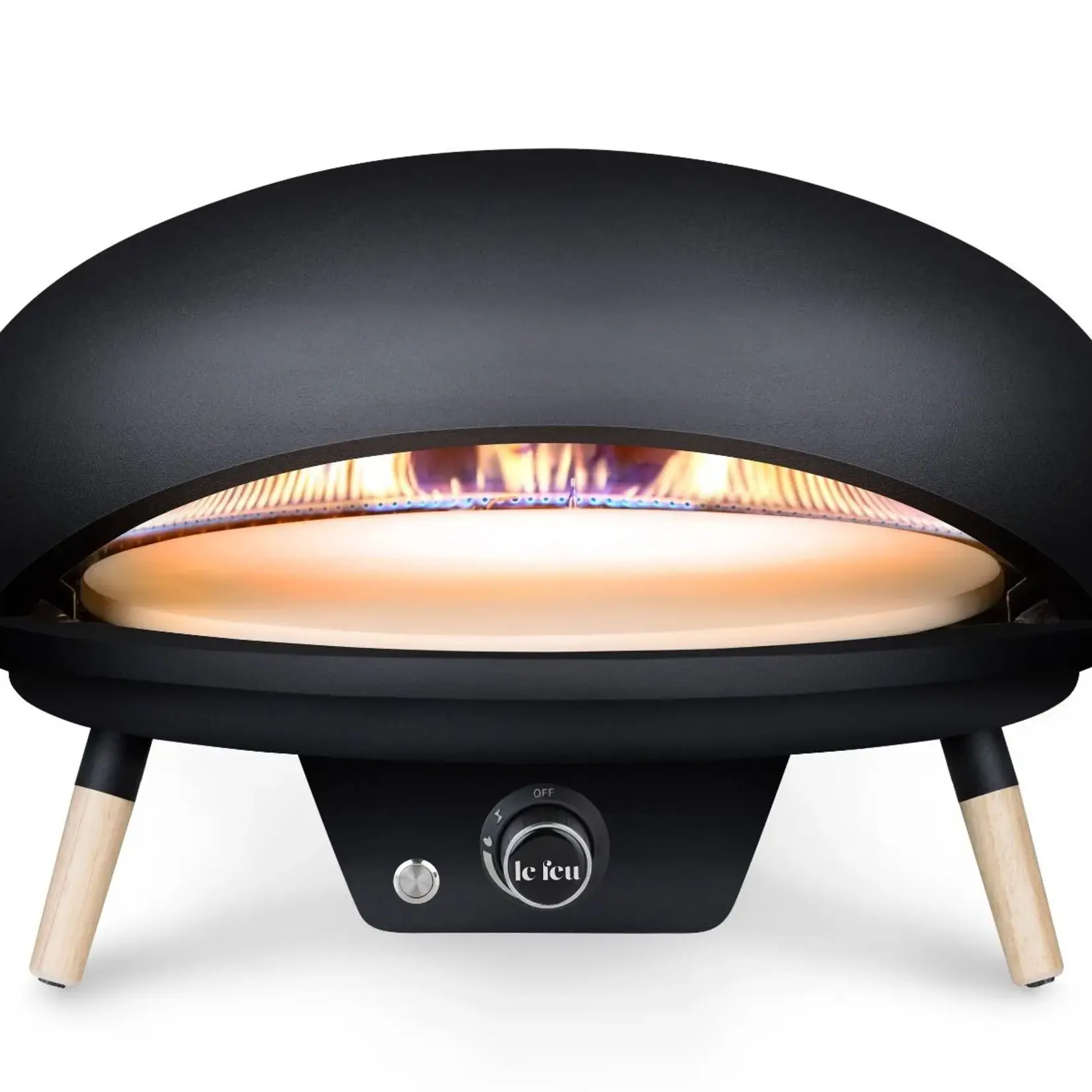 Le feu Le Feu - Turtle Motion - Gas Powered Pizza Oven - Zwart