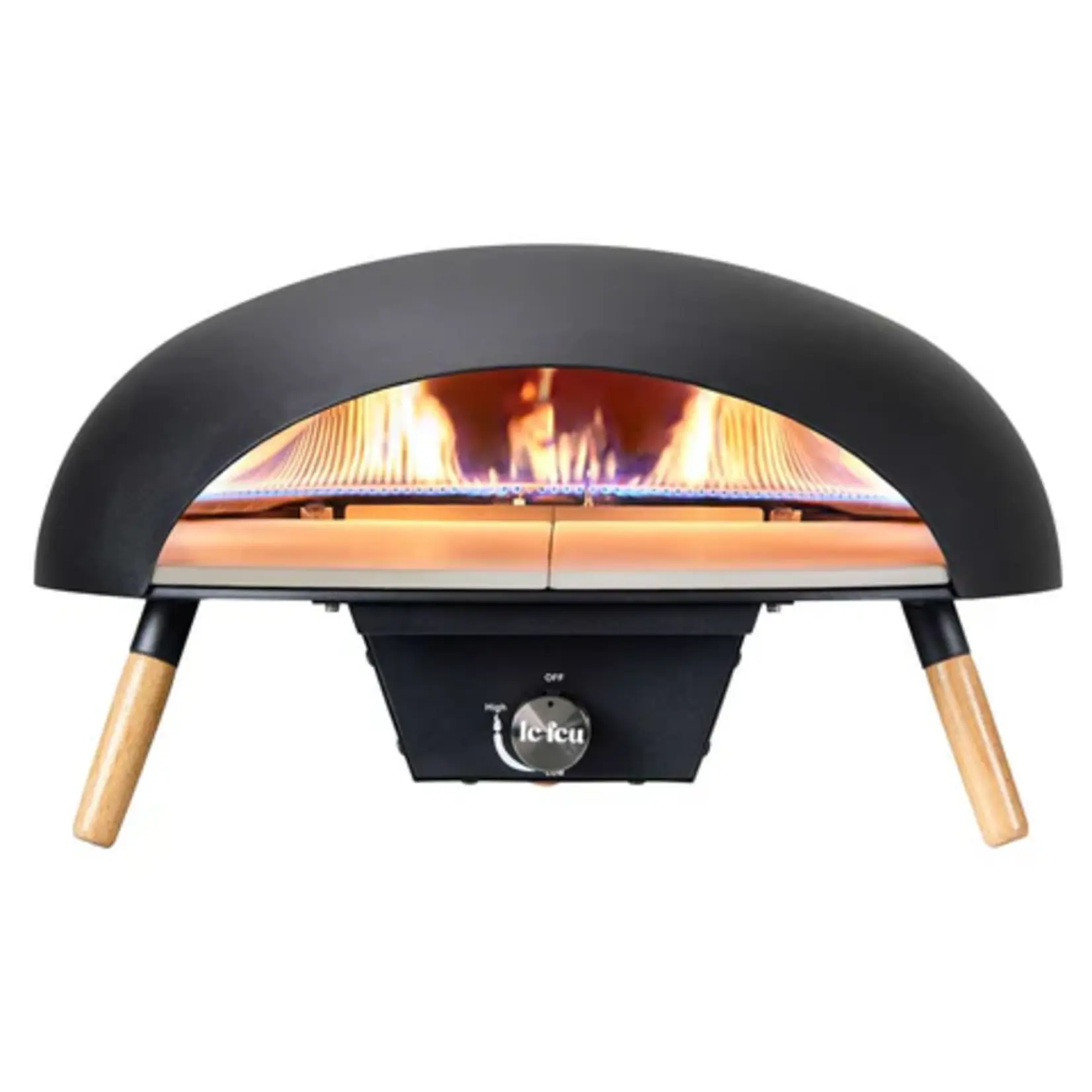 Le feu Le Feu - Turtle Black Gas Powered - Pizza Oven