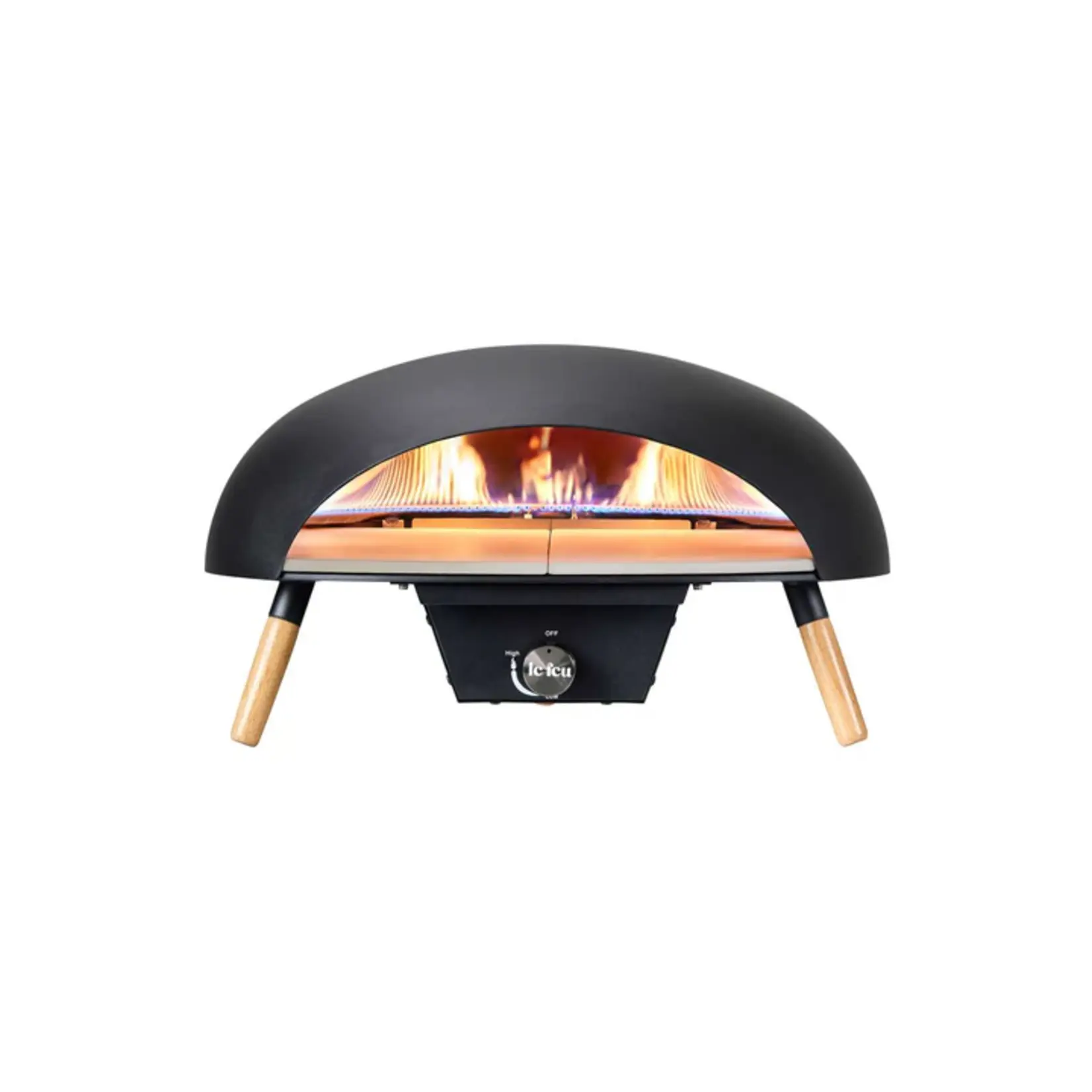 Le feu Le Feu - Turtle Black Four à gaz - Four à pizza