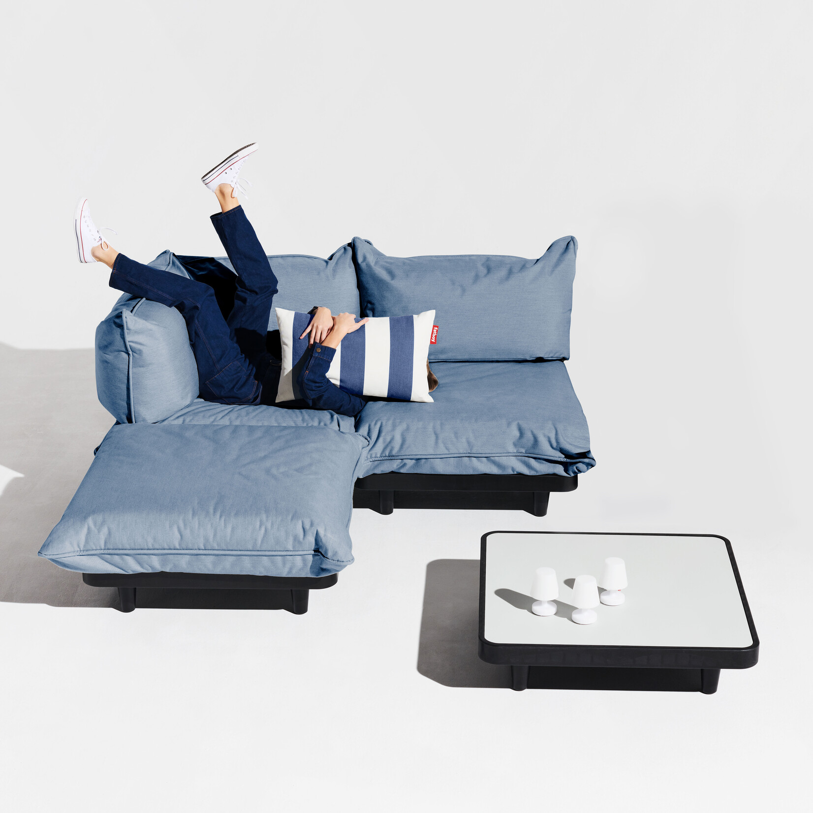 Fatboy Paletti Set Medium + Table Blauw