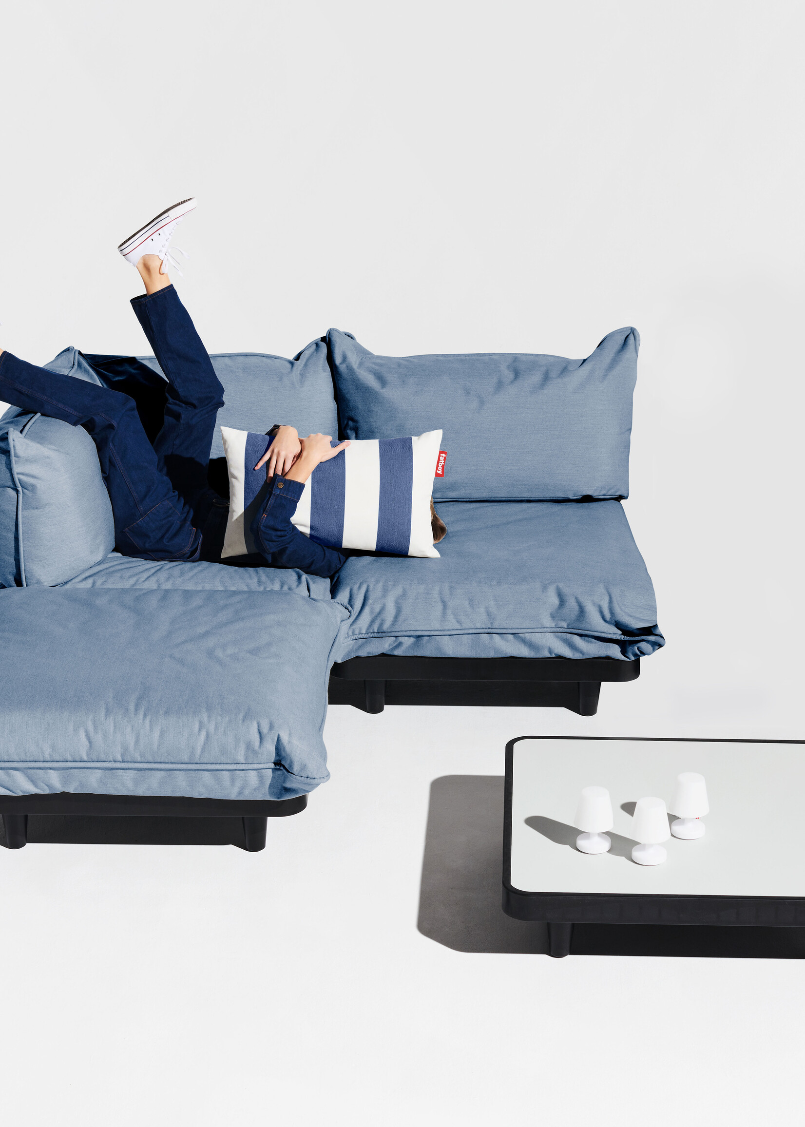 Fatboy Paletti Set Medium + Table Bleu
