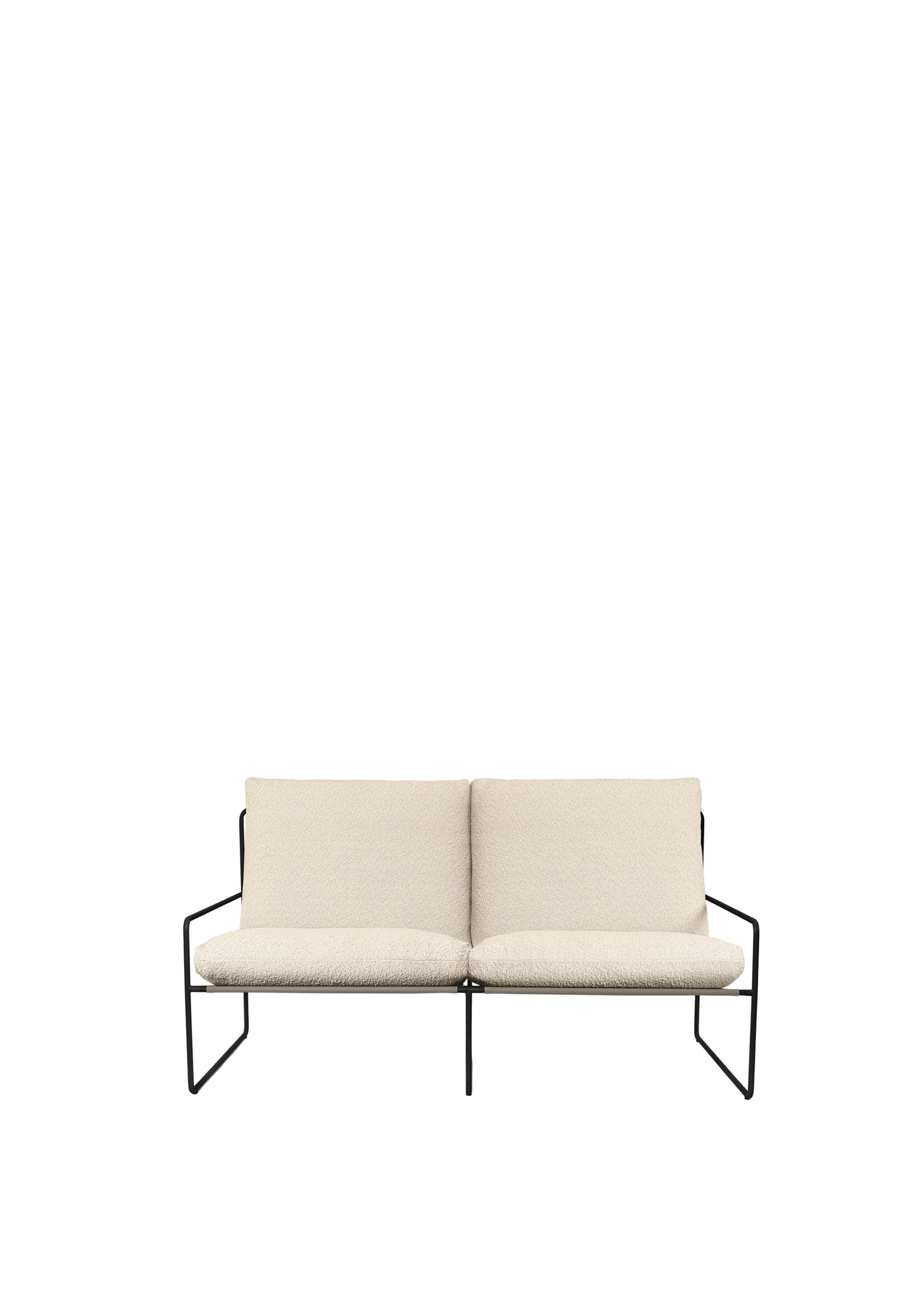 Ferm Living Desert 2-seater - Cashmere - Pure Bouclé