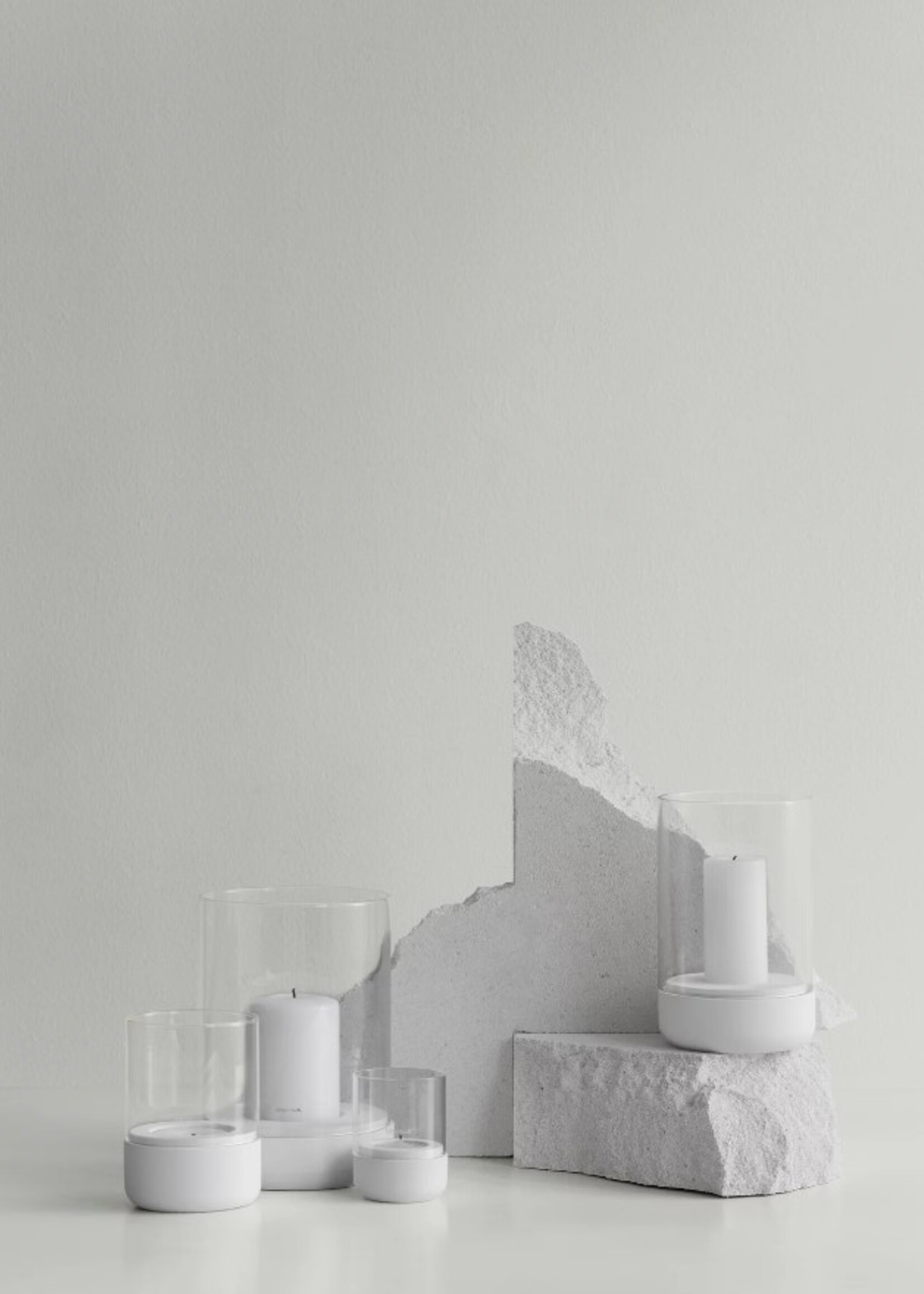 Blomus Lampe à vent -CALMA- Lily White L