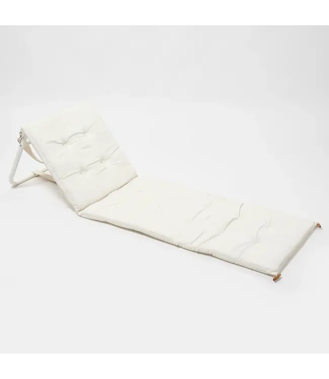 Sunnylife - Chaise de plage inclinable Casa - Chaise de plage inclinable - Crème