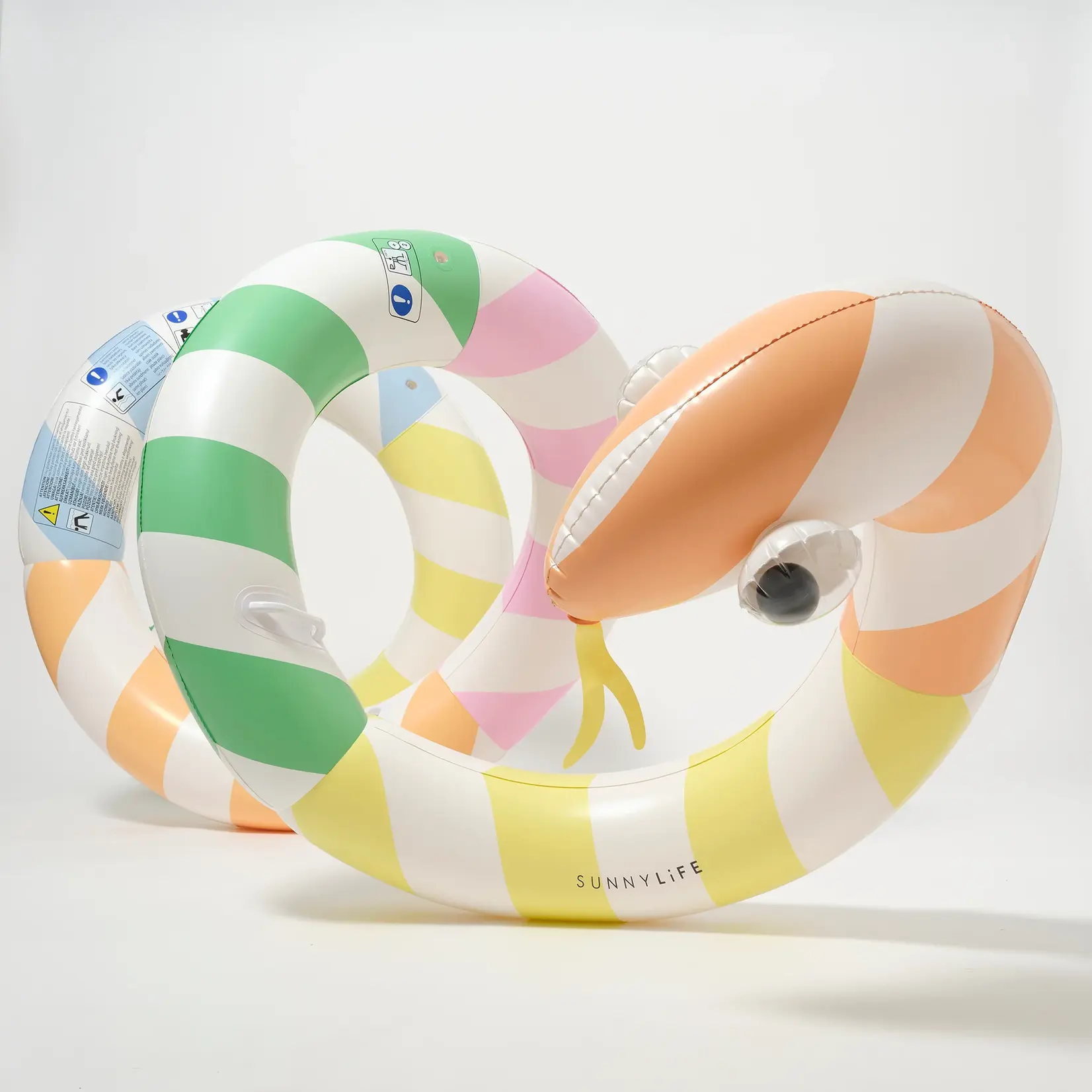 Sunnylife Sunnylife - Giant Inflatable Noodle Poolside Sorbet - Reuze Opblaasbare Noedel- Stripe