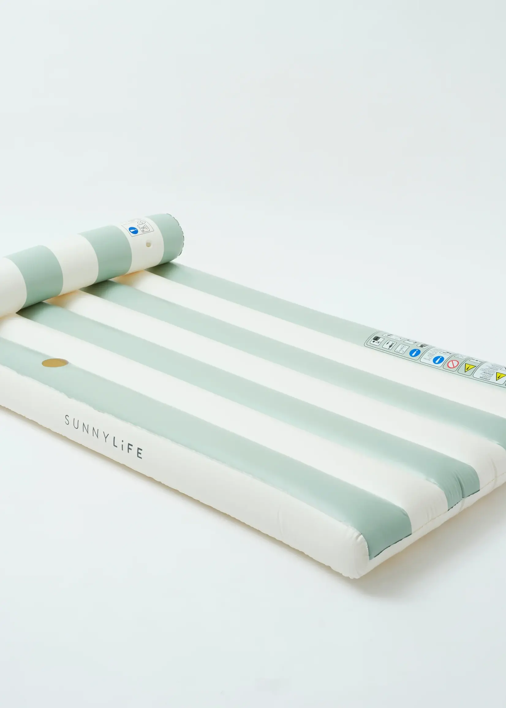 Sunnylife Sunnylife - Luxe Lilo - Matelas d'eau - Rayures vertes