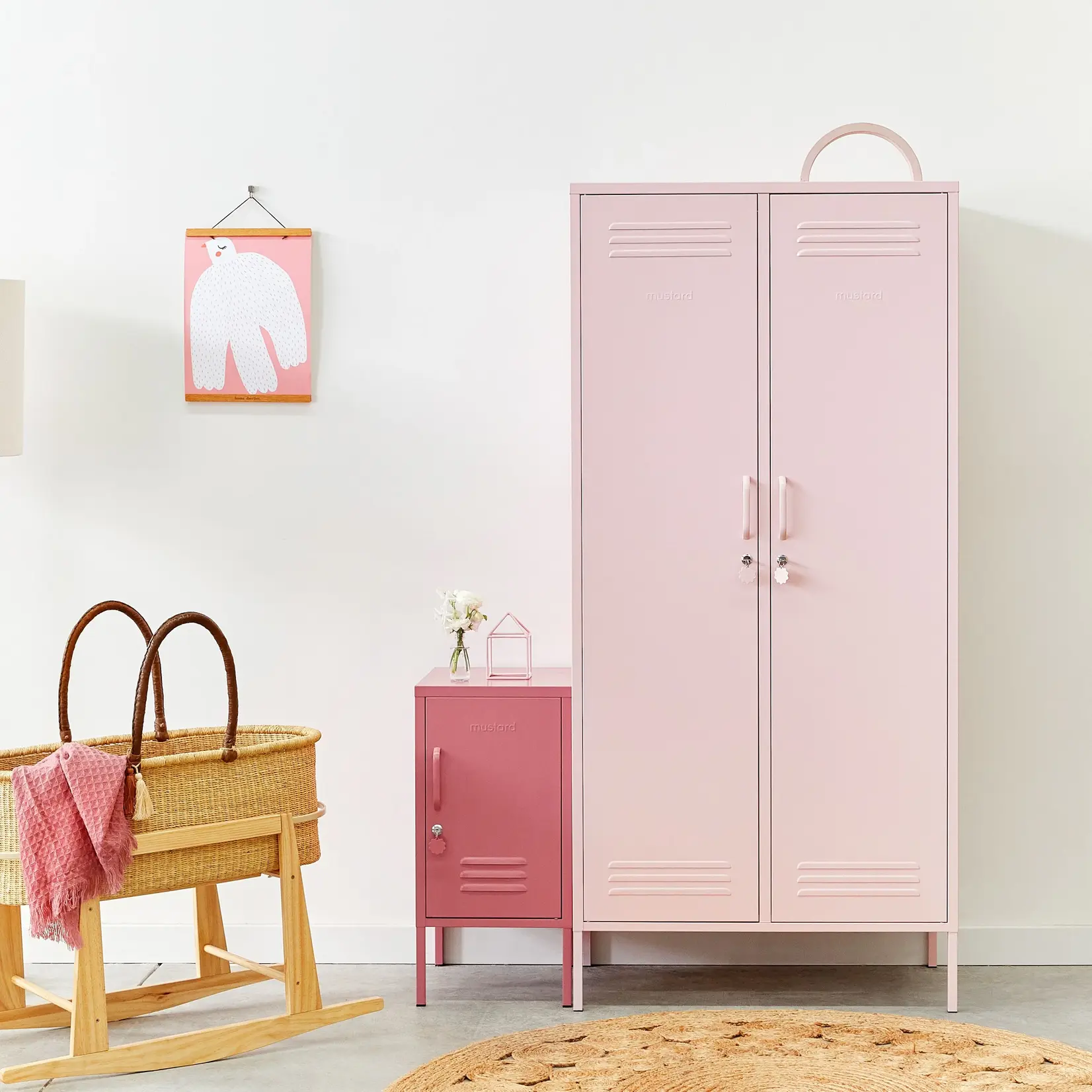Mustard Made  Mustard - The Twinny - Armoire - Metal - Blush