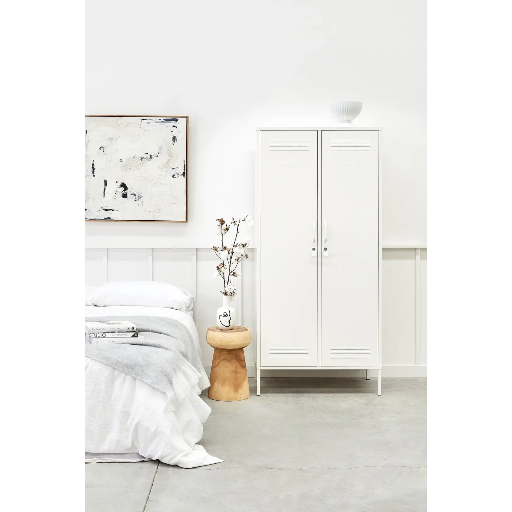 Mustard Made  Mustard - The Twinny - Armoire - Metal - Chalk