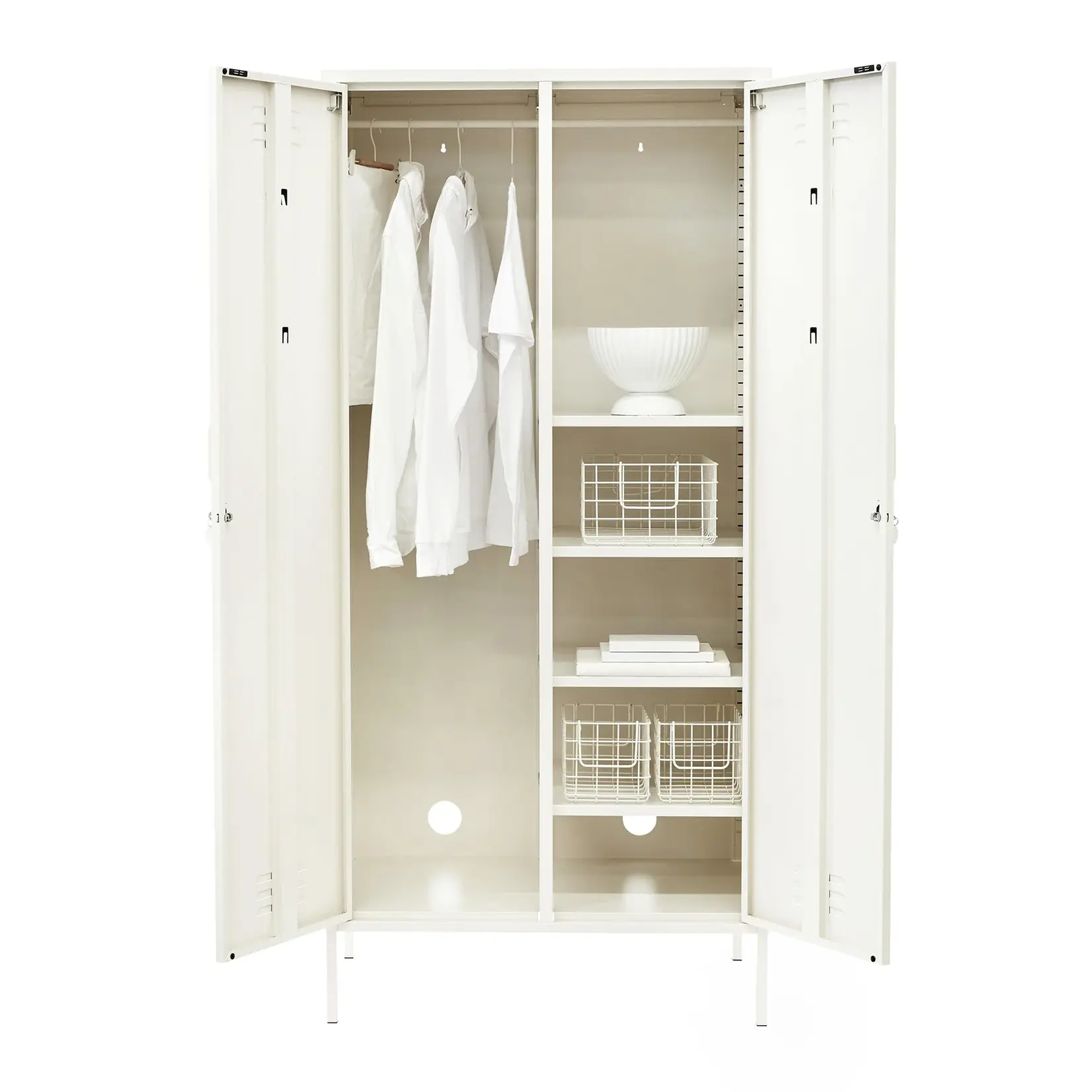 Mustard Made  Mustard - The Twinny - Armoire - Metal - Chalk