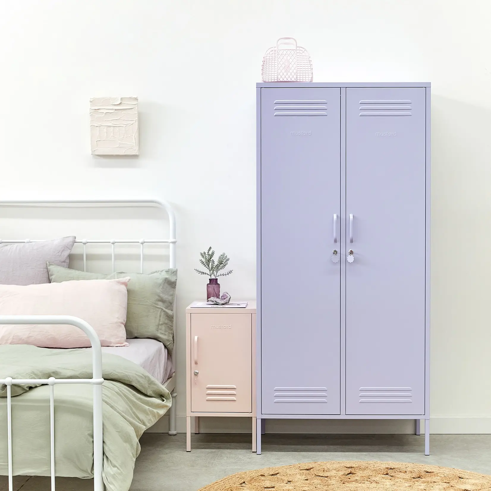 Mustard Made  Mustard - The Twinny - Armoire - Metal - Lilac