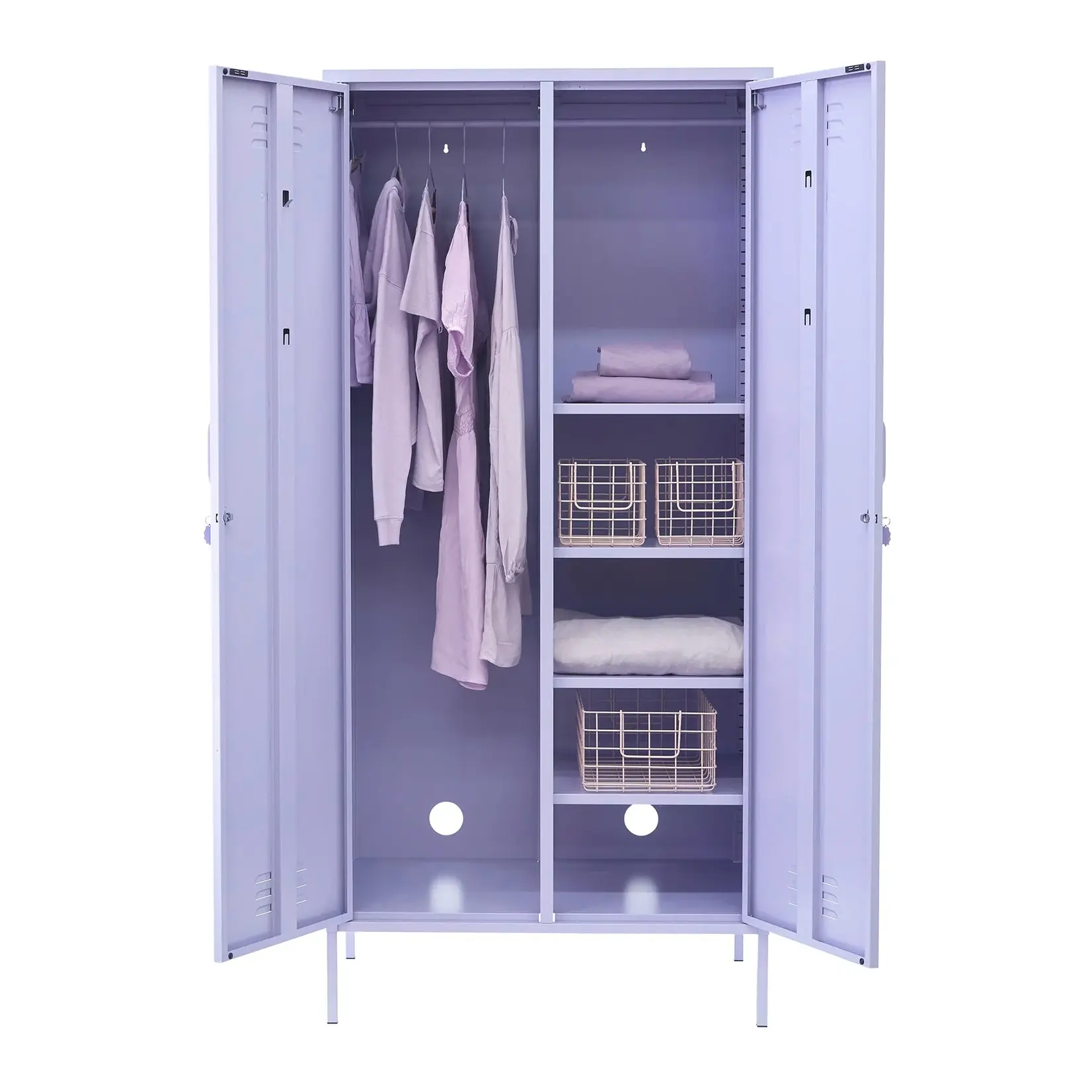 Mustard Made  Mustard - The Twinny - Armoire - Metal - Lilac