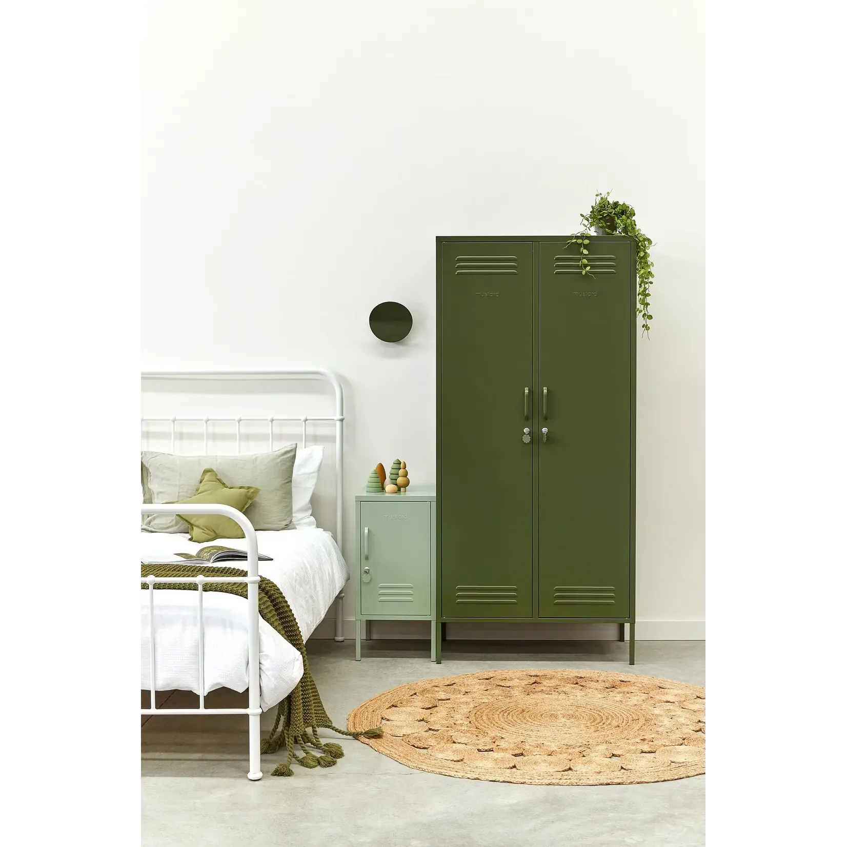 Mustard Made  Mustard - The Twinny - Armoire - Metal - Olive