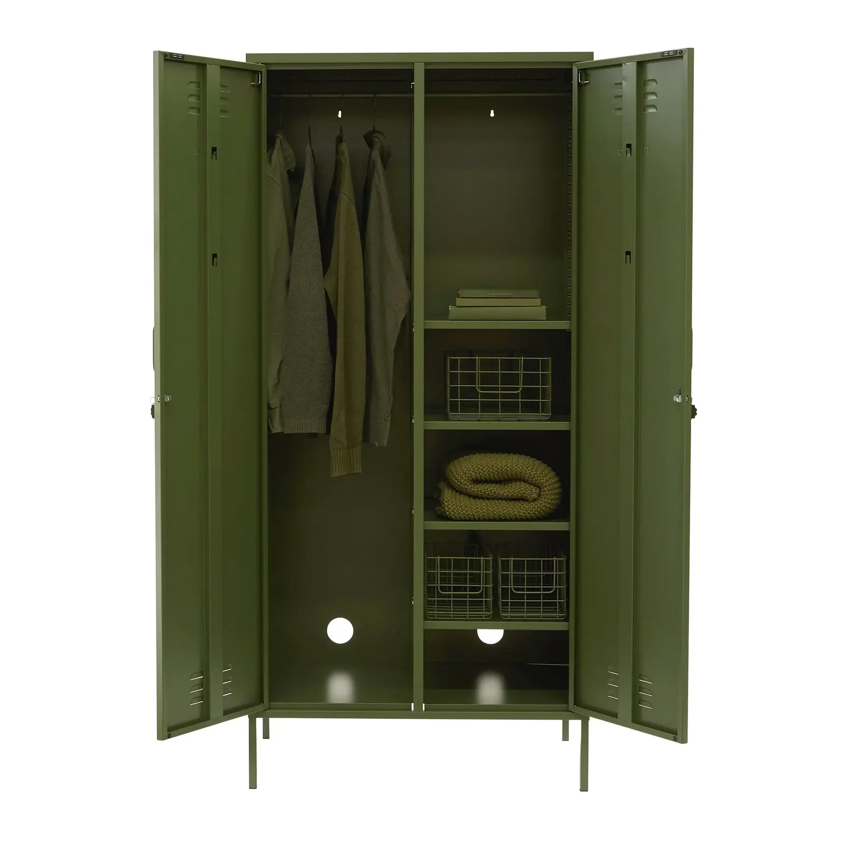 Mustard Made  Mustard - The Twinny - Armoire - Metal - Olive