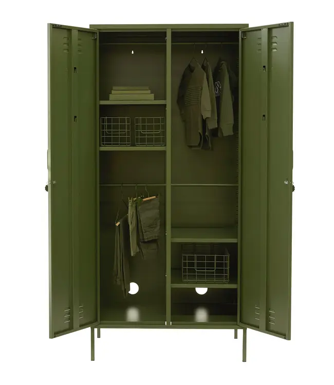 Mustard - The Twinny - Armoire - Metal - Olive