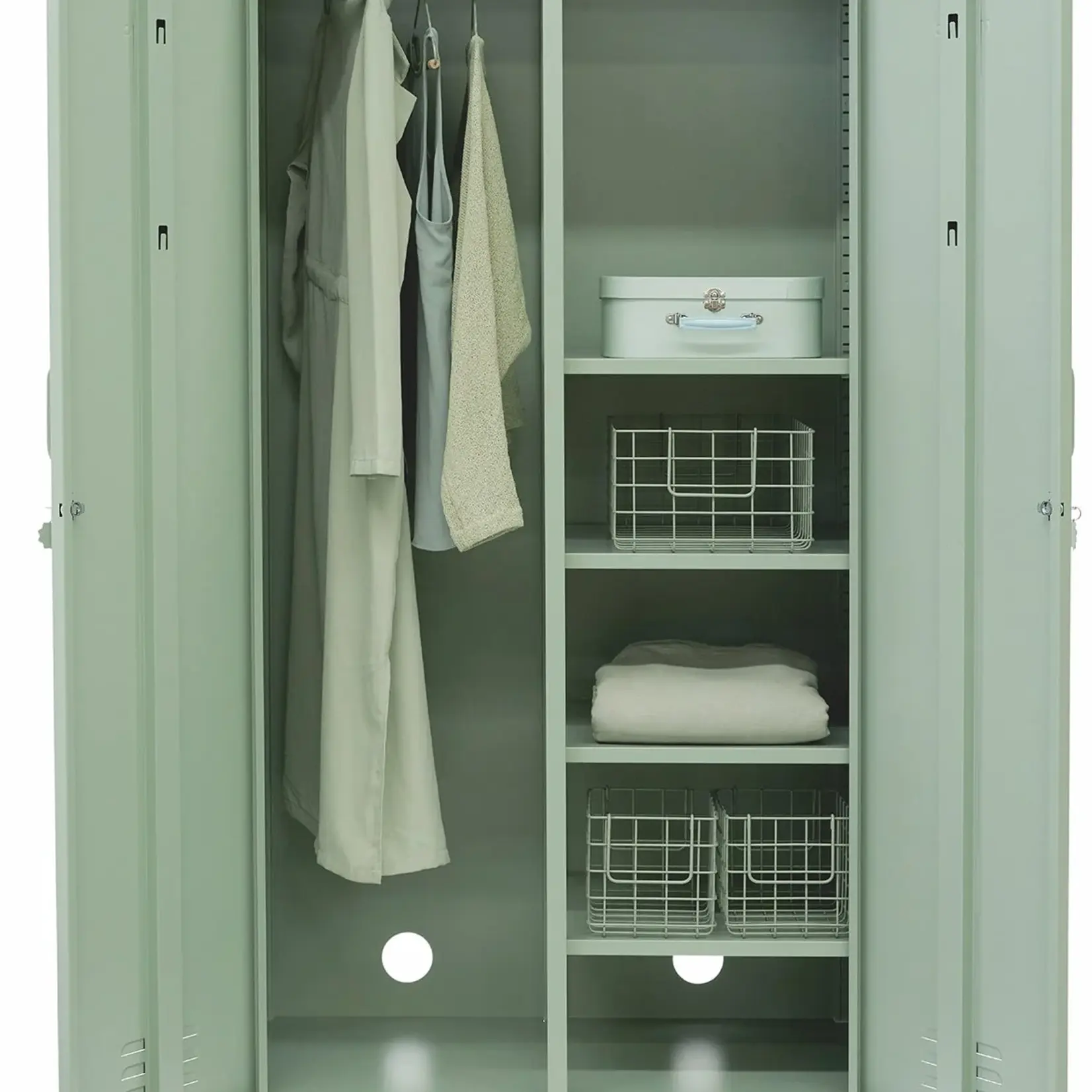 Mustard Made  Mustard - The Twinny - Armoire - Metal - Sage