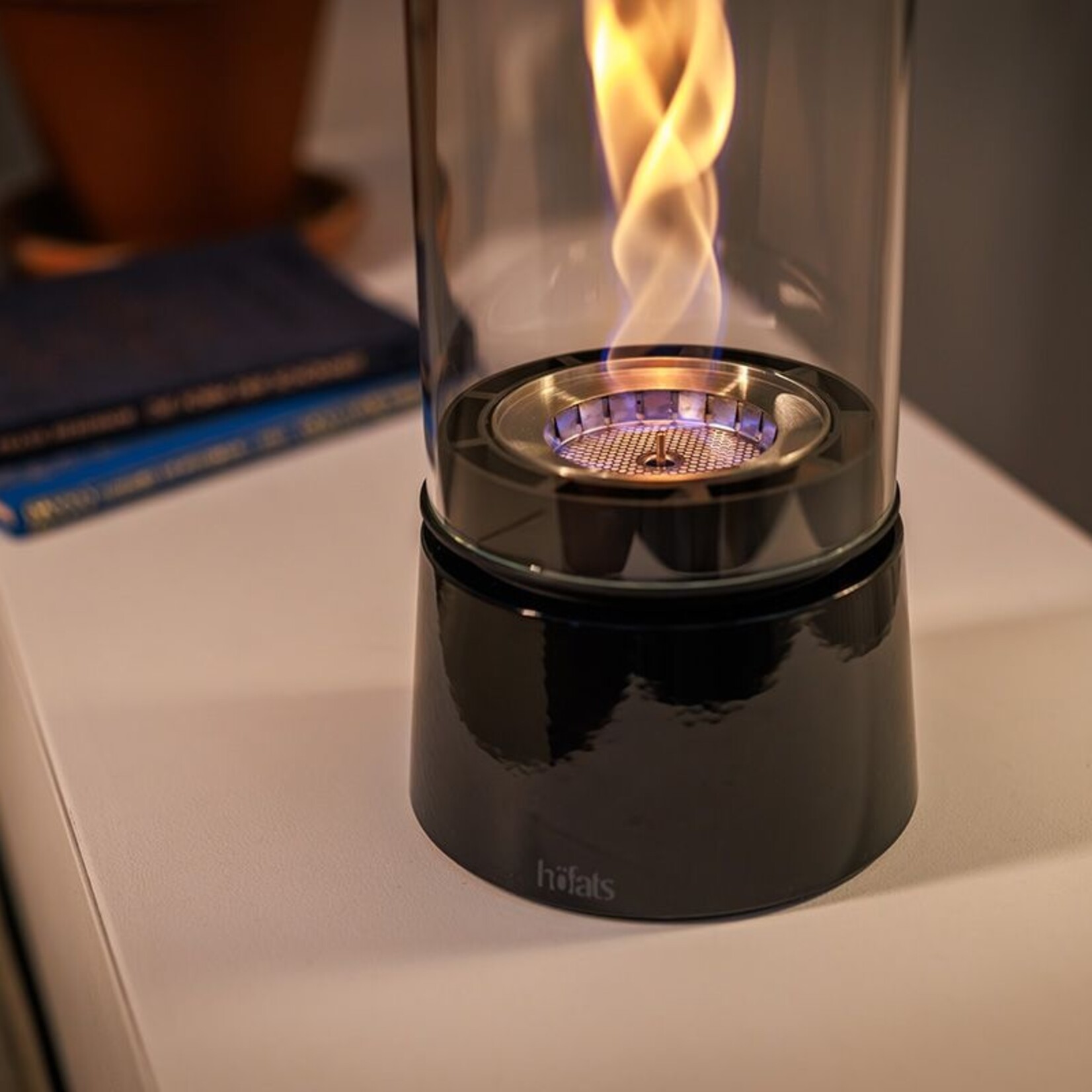 Höfats Höfats - SPIN Air 900 Cheminée de table - Noir émaillé