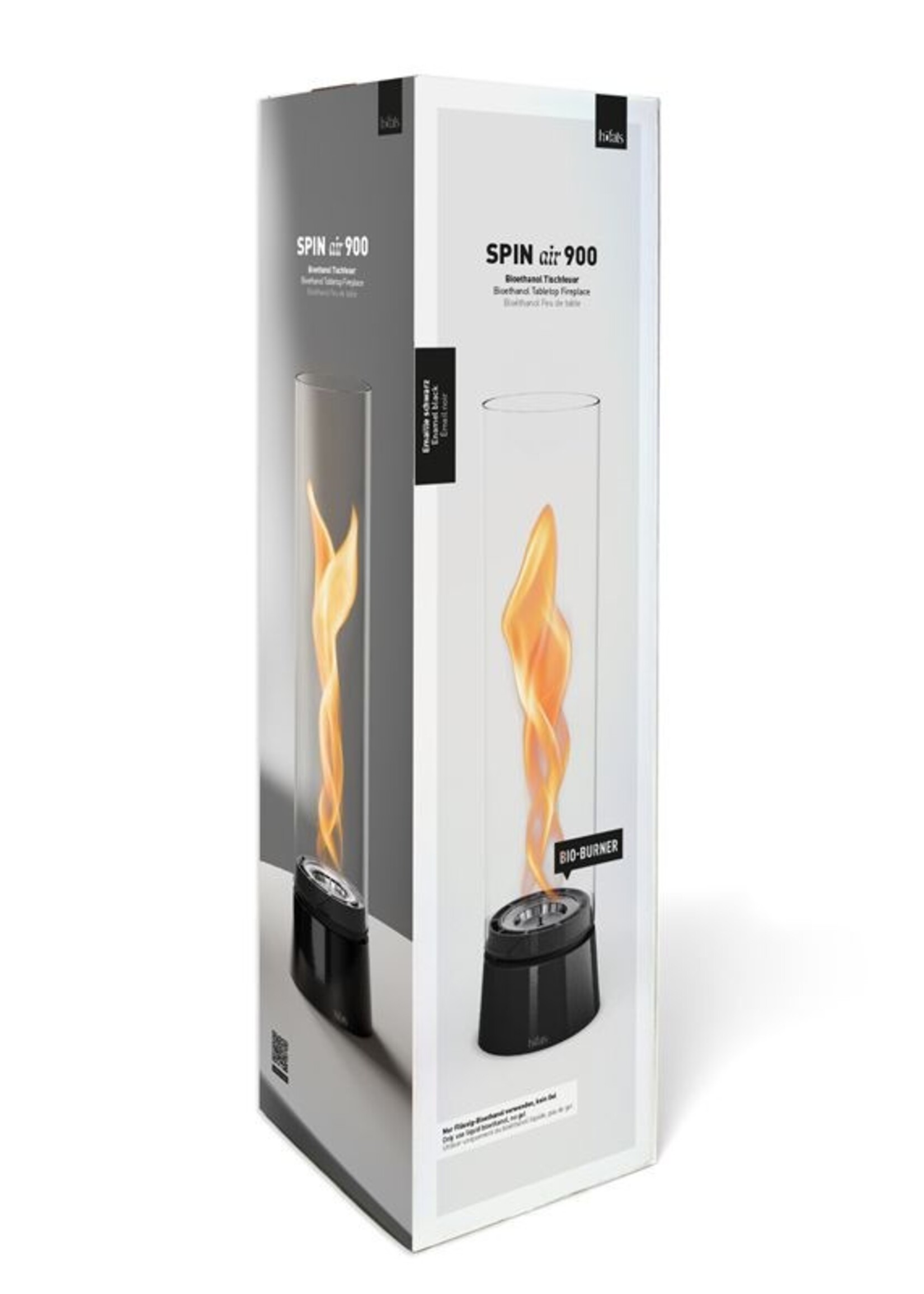 Höfats Höfats - SPIN Air 900 Cheminée de table - Noir émaillé