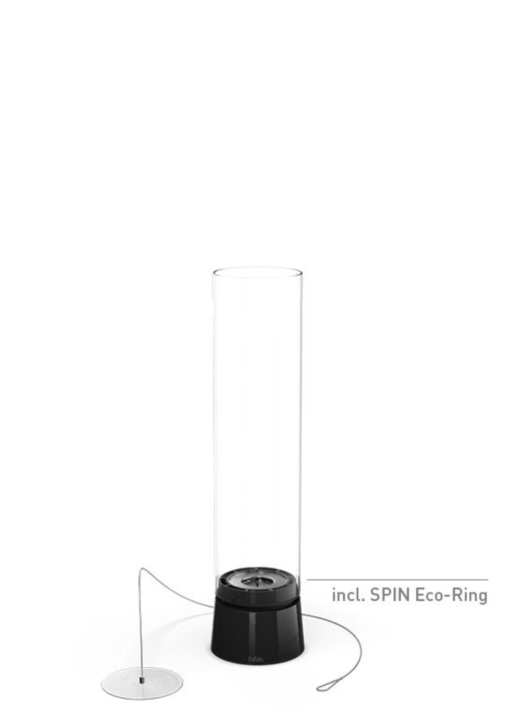 Höfats Höfats - SPIN Air 900 Cheminée de table - Noir émaillé