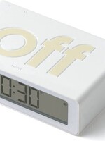 Lexon Lexon - Flip Mini - Omkeerbare LCD wekker - Wit