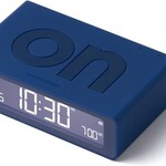Lexon Lexon - Flip Mini - Réveil LCD réversible - Bleu foncé