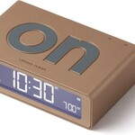 Lexon Lexon - Flip Mini - Réveil LCD réversible - L'or