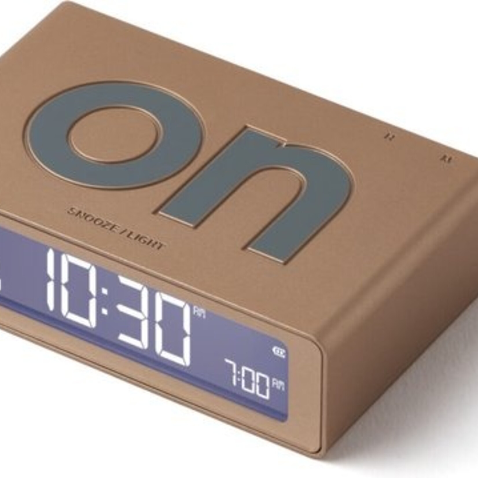 Lexon Lexon - Flip Mini - Omkeerbare LCD wekker - Goud