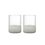 Blomus Blomus - Calma - Lantaarn - Licht Grijs/beige  - Set van 2