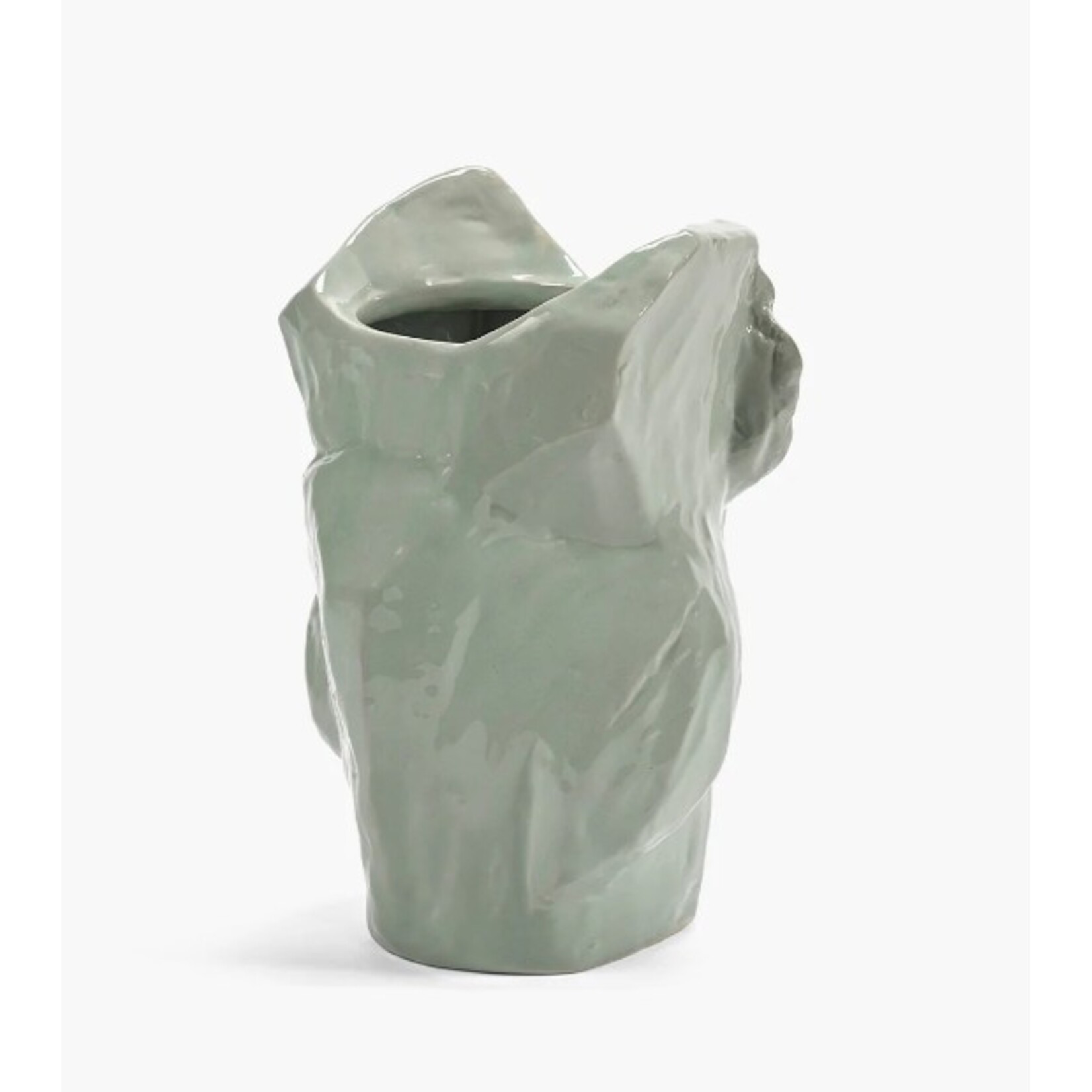 serax Serax - MARNI - After Midnight - Vaas - S - H23cm - Uil - Licht Blauw