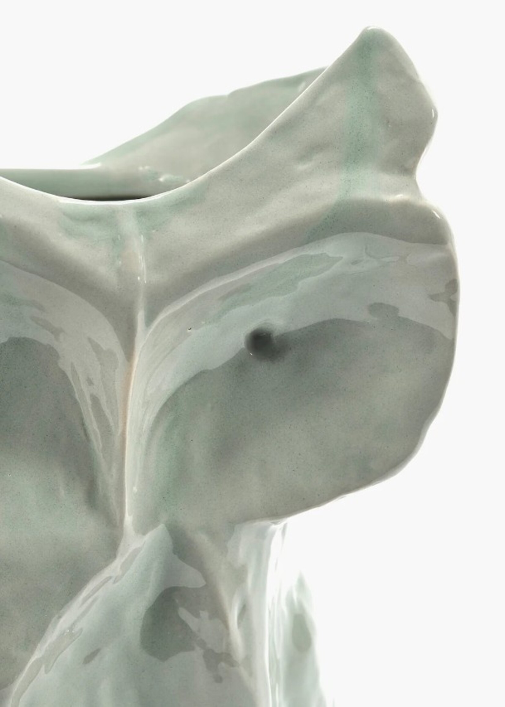 serax Serax - MARNI - After Midnight - Vaas - L - H30cm - Uil - Licht Blauw