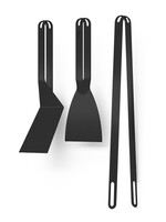 Höfats Höfats - BBQ Tool set- 3 delig - Tang, Spatel en Schraper - zwart