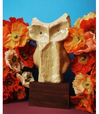 Serax Serax - MARNI - Après Minuit - Vase - L - H30cm - Hibou - Jaune