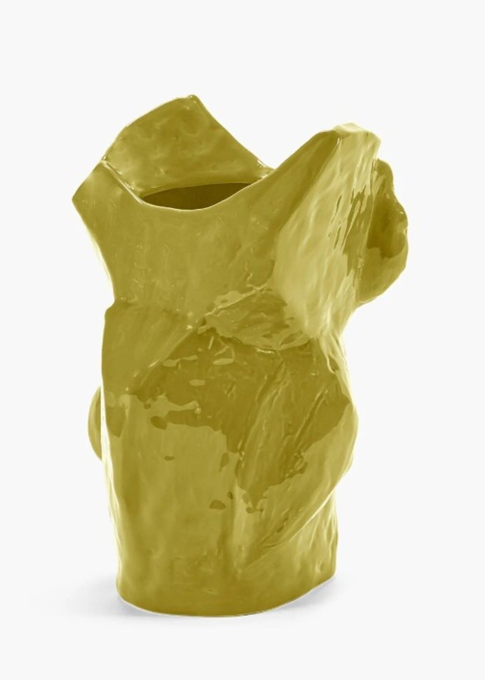 serax Serax - MARNI - Après Minuit - Vase - S - H23cm - Hibou - Jaune