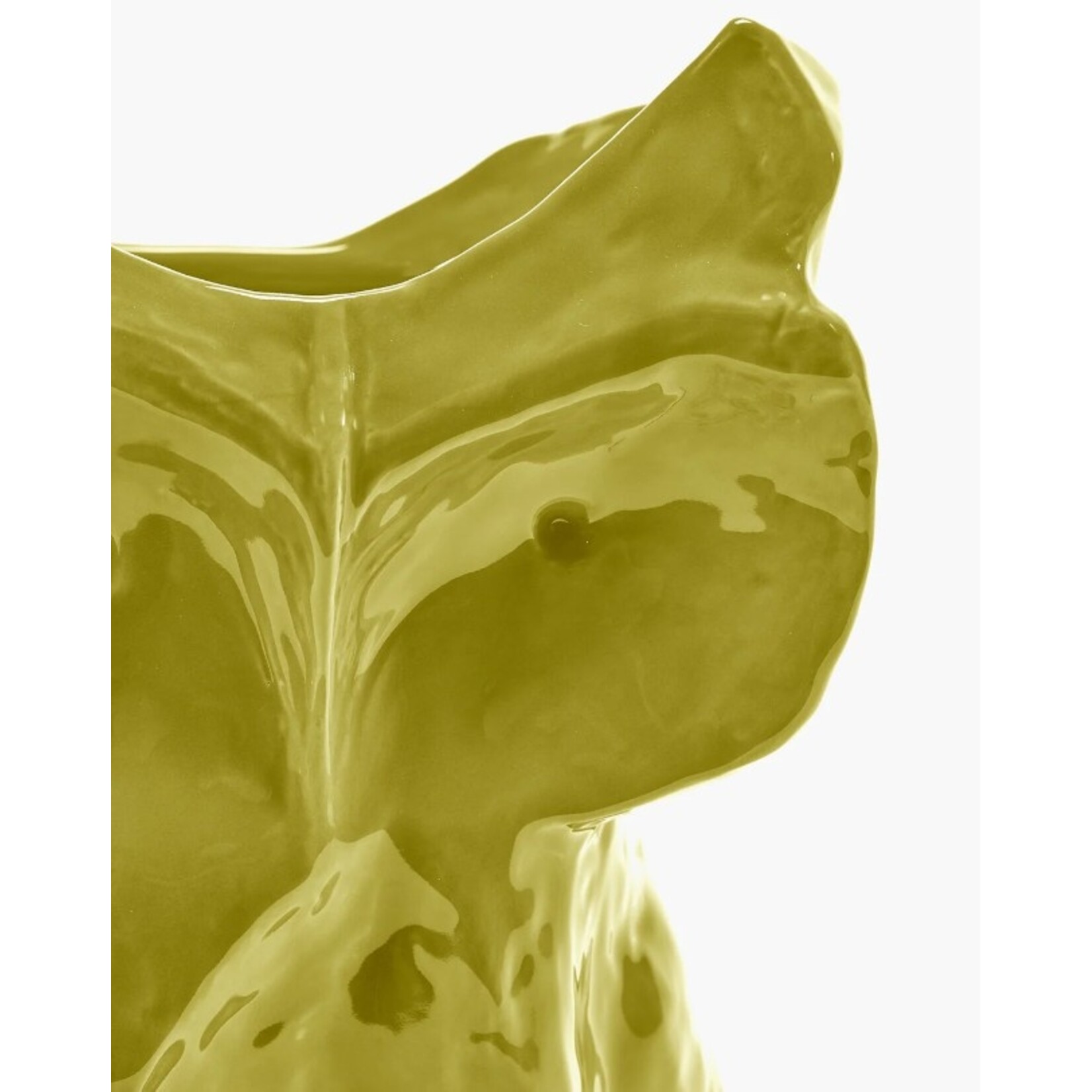 serax Serax - MARNI - Après Minuit - Vase - S - H23cm - Hibou - Jaune