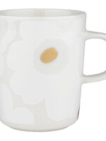 Marimekko Marimekko - Unikko - Mok - 25cl - Wit met gouden kern