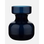Marimekko Marimekko - SAKKI - Vaas - 16,5x13 cm - Glas - Donker blauw