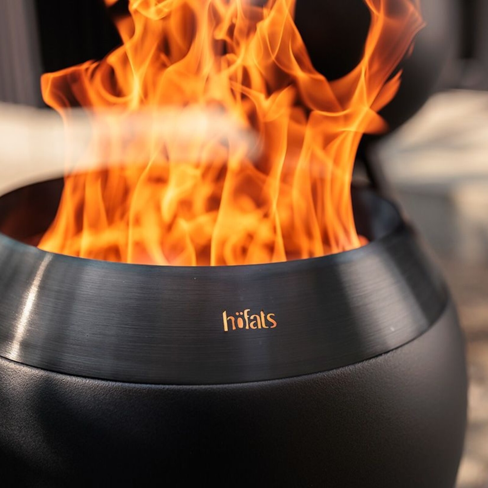 Höfats Höfats - Moon 45 All Black - Vuurkorf met lage voet