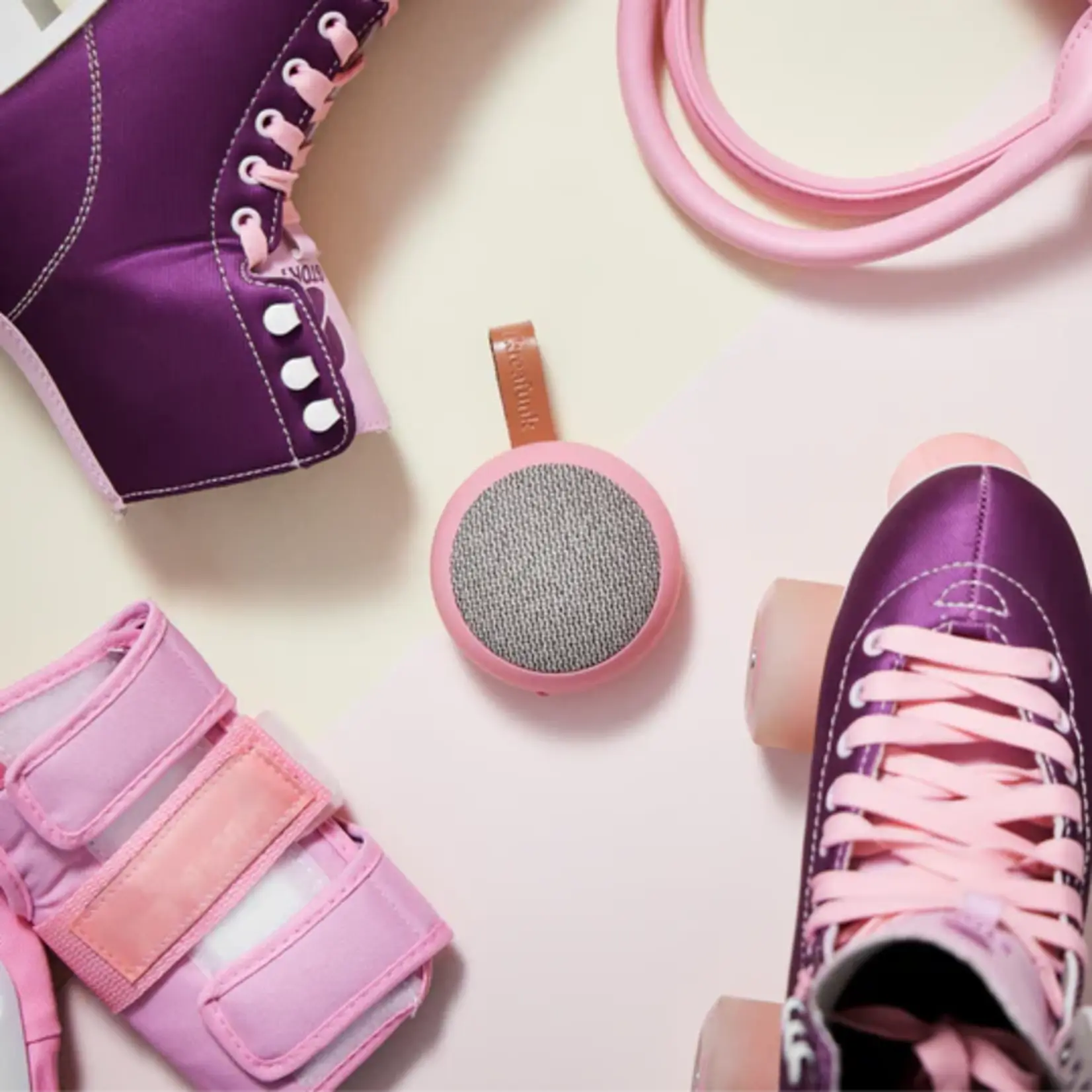 kreafunk kreafunk aGO fabric Bluetooth speaker rose