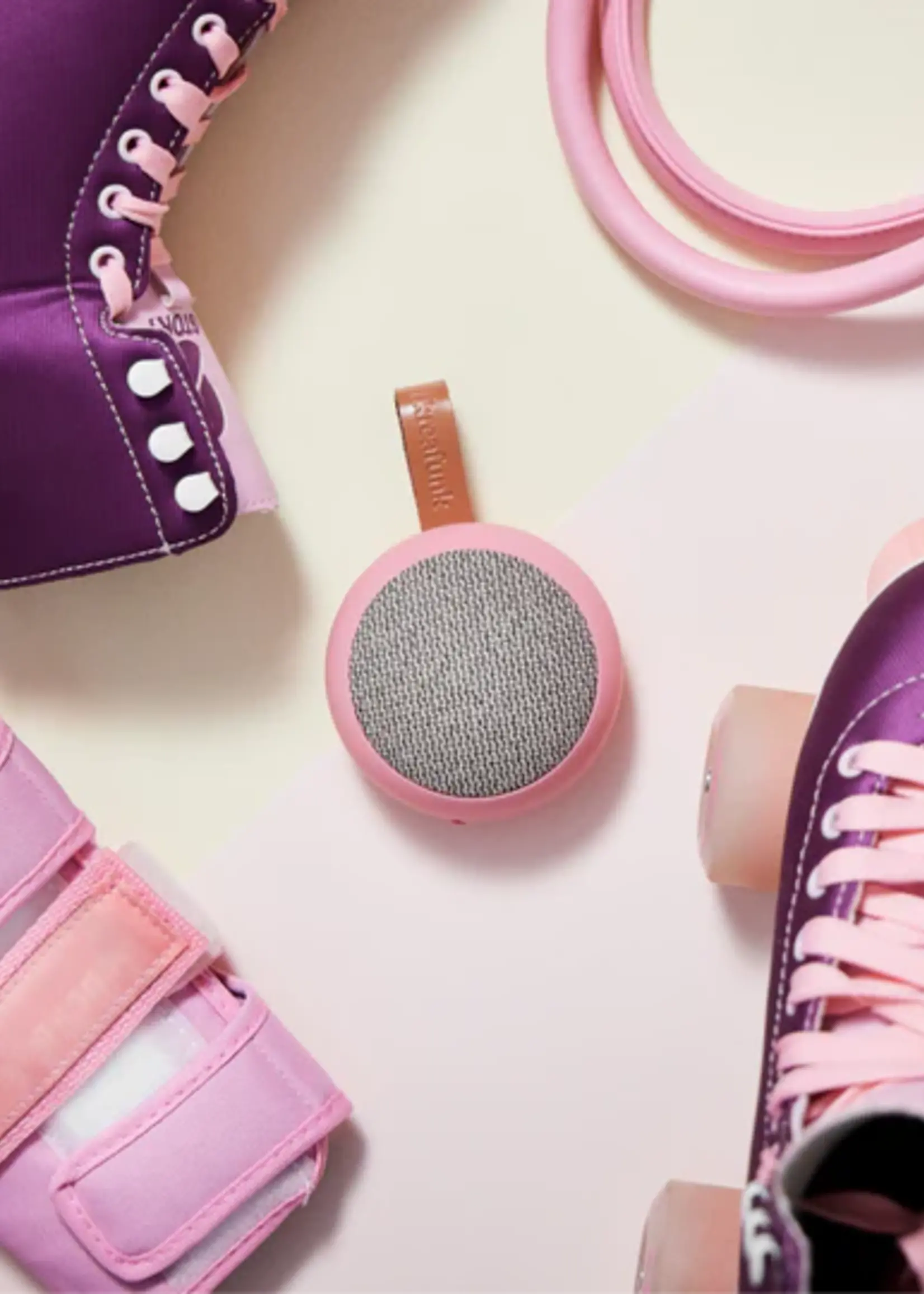 kreafunk kreafunk aGO fabric Bluetooth speaker rose