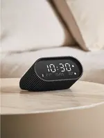 Lexon Ray Clock - Alarmklok met thermometer en hygrometer - Zwart