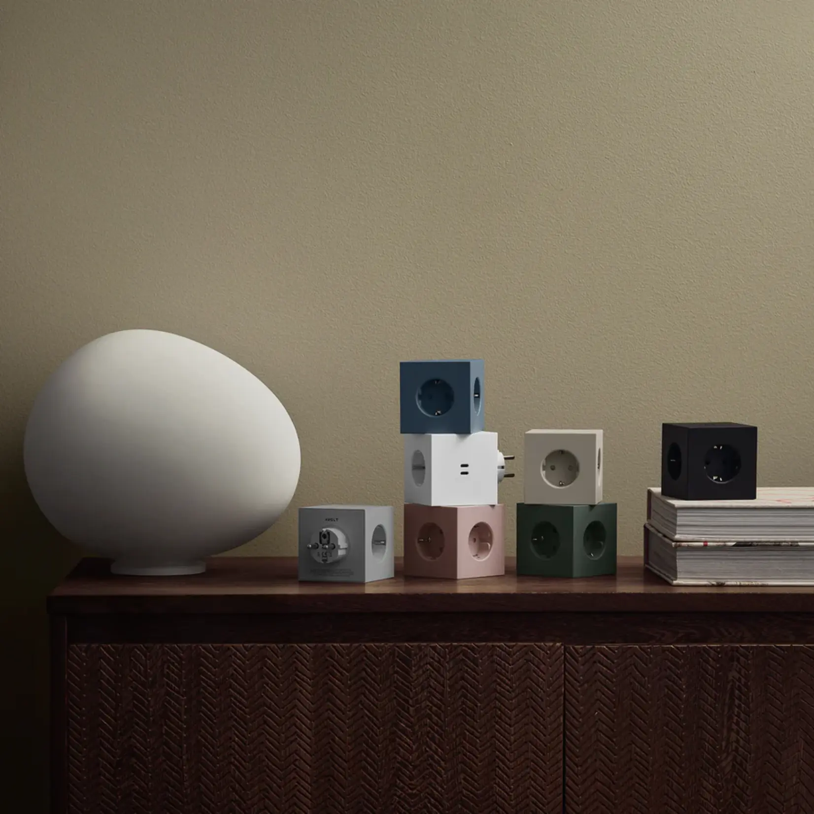 AVOLT AVOLT - Square 2 - Adapter - 30W - Dual USBC - New Pink