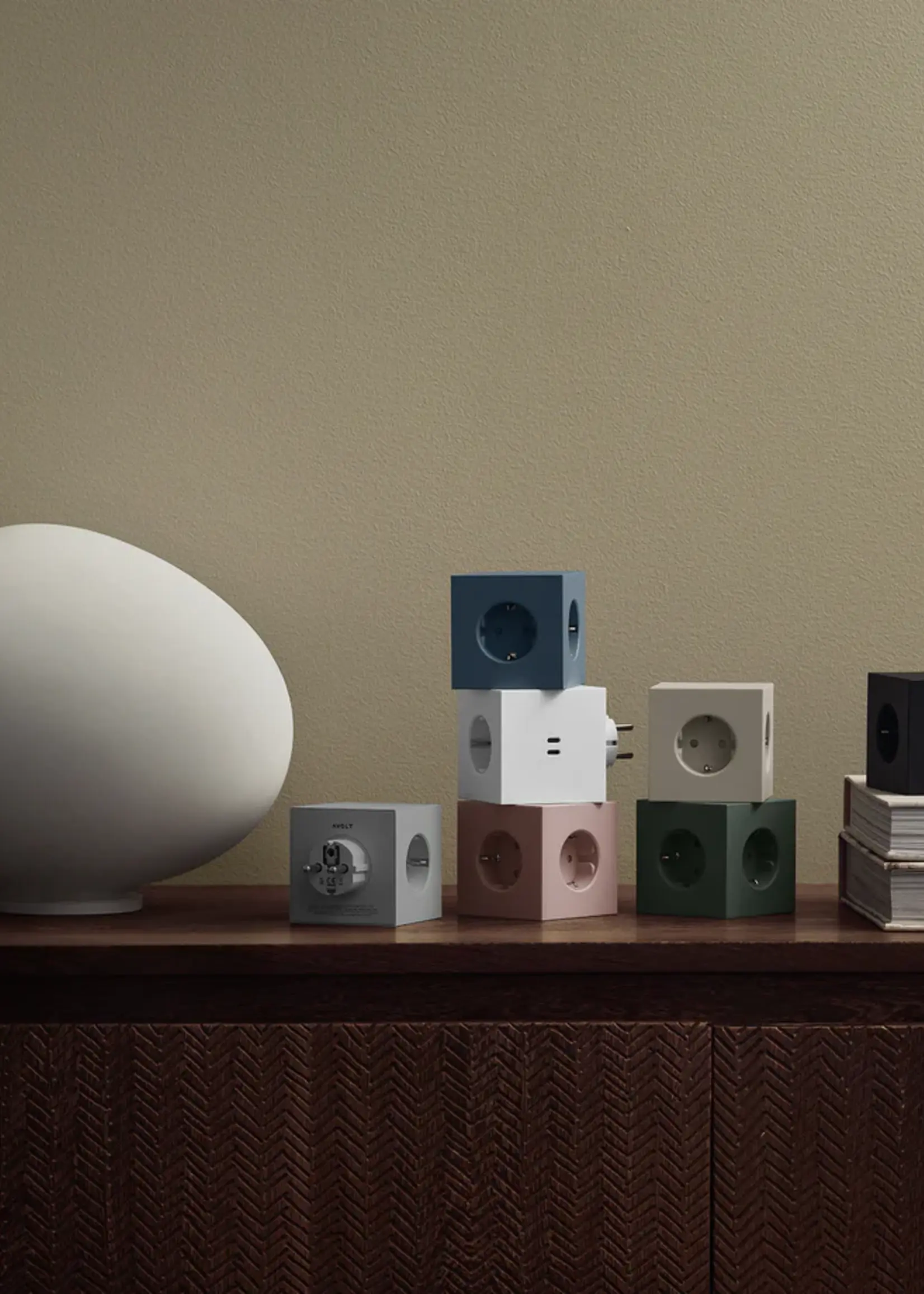 AVOLT AVOLT - Square 2 - Adapter - 30W - Dual USBC - New Pink