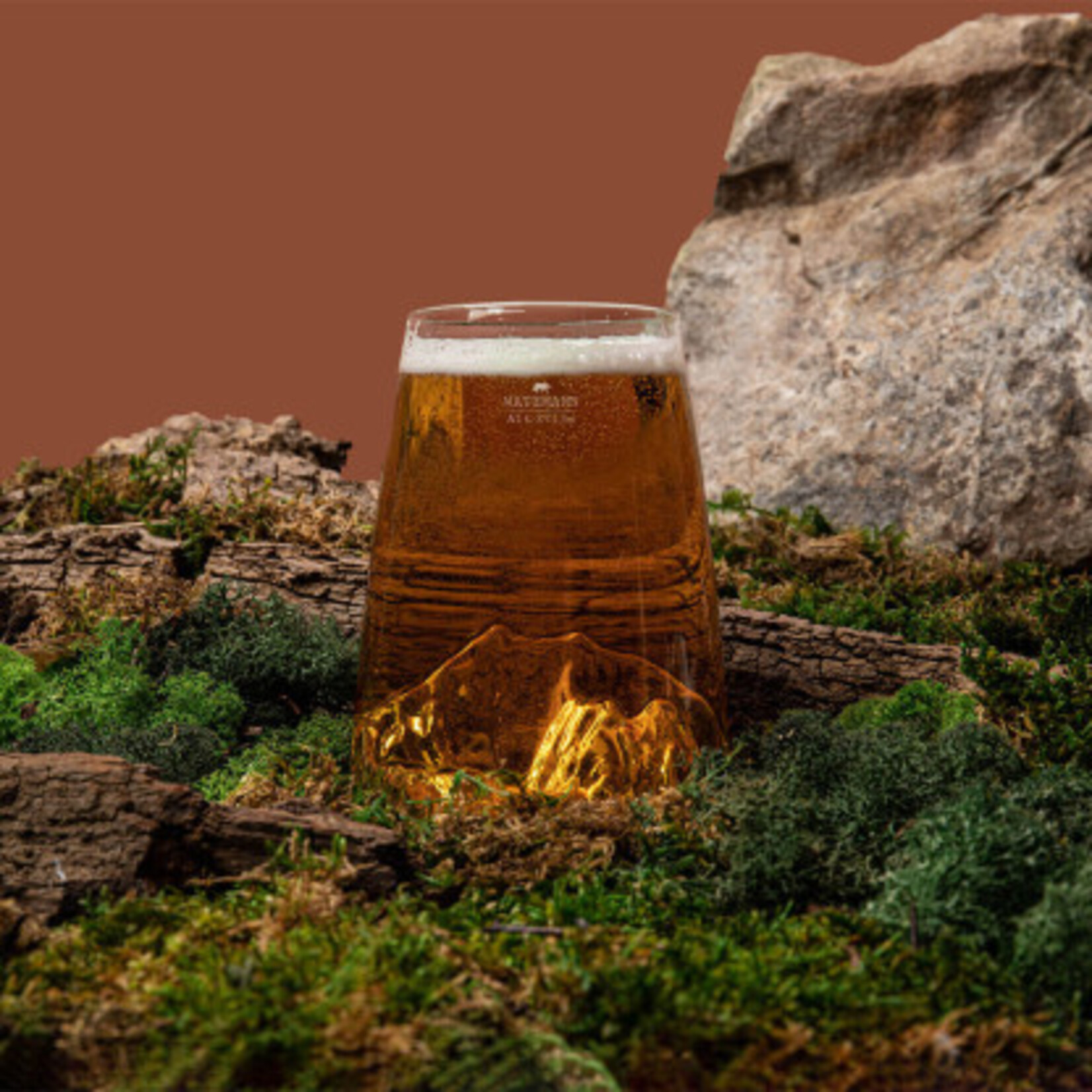 Alaskanmaker Alaskanmaker - Verre design Topographique - Watzmann - 1 pièce