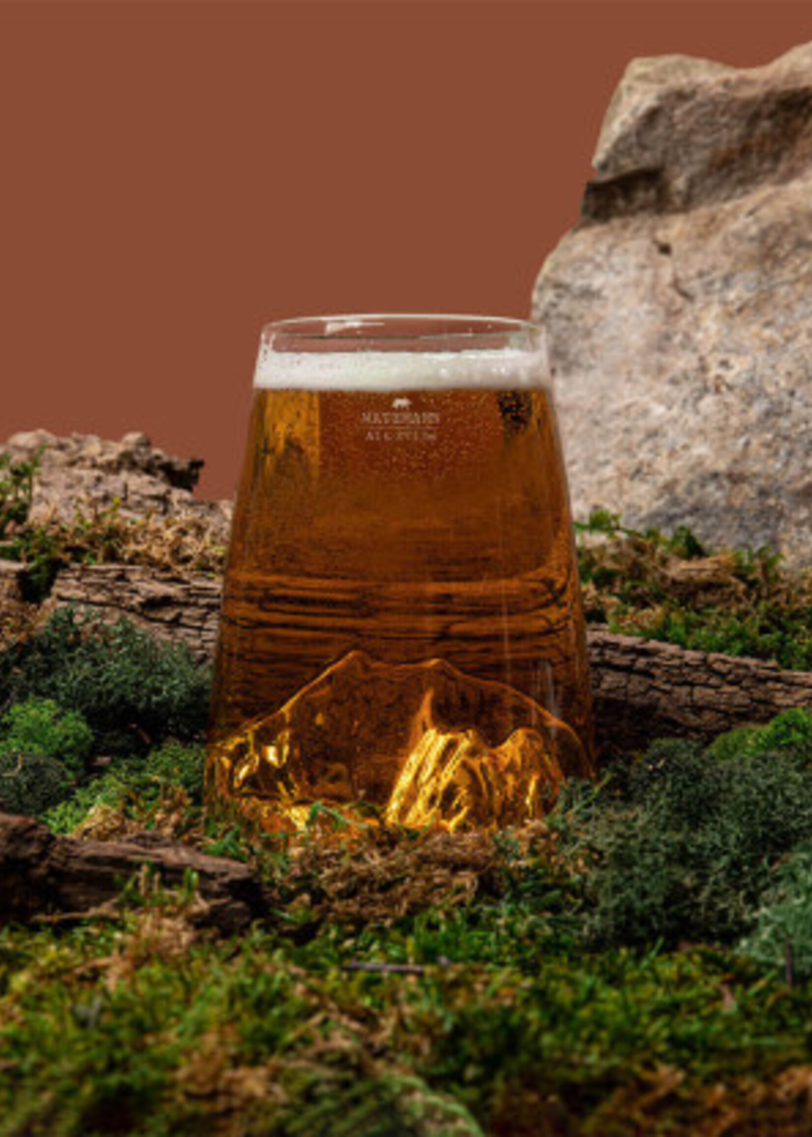 Alaskanmaker Alaskanmaker - Verre design Topographique - Watzmann - 1 pièce