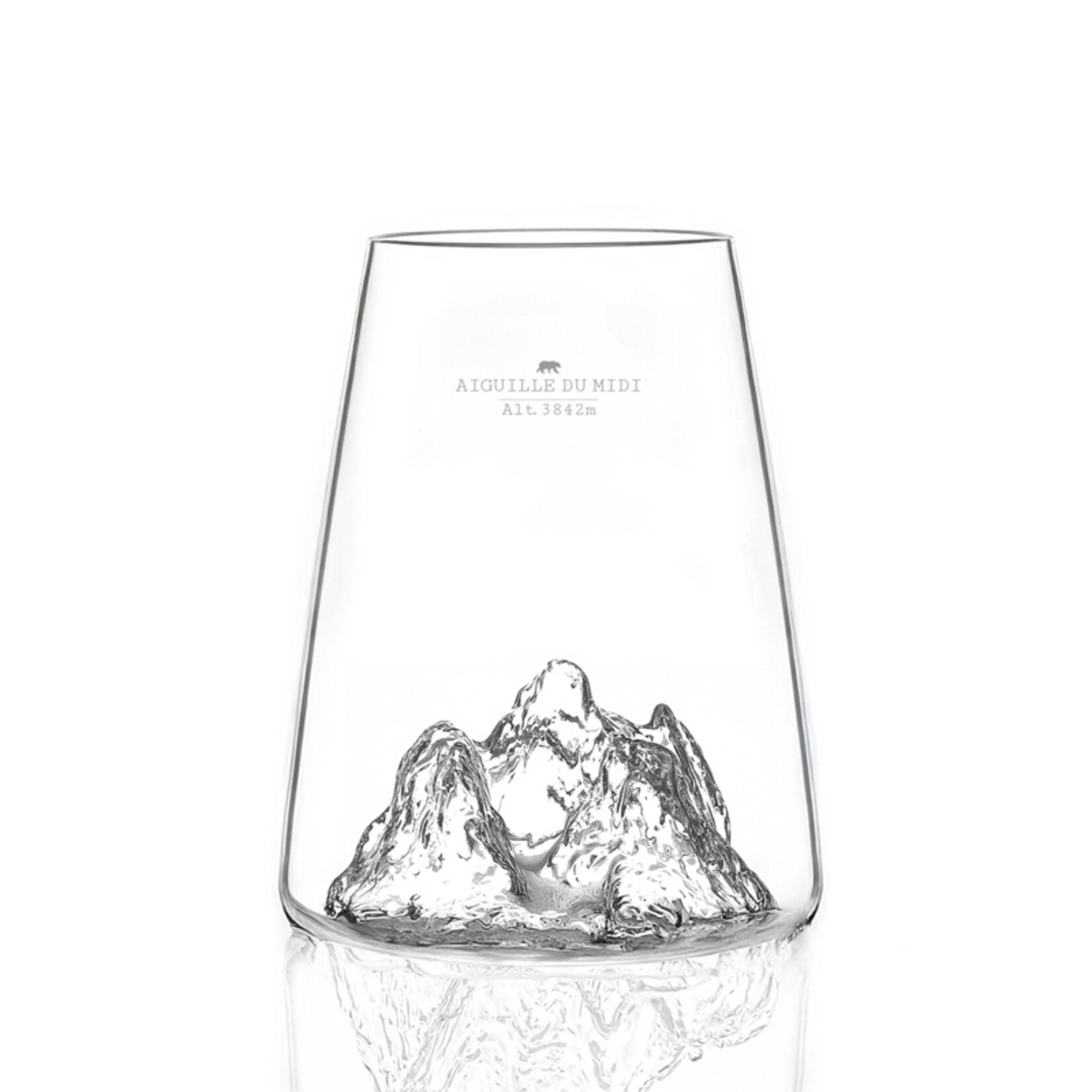 Alaskan Maker Alaskanmaker - Design Glas Topographic - Aiguille du Midi - 1 Stuk