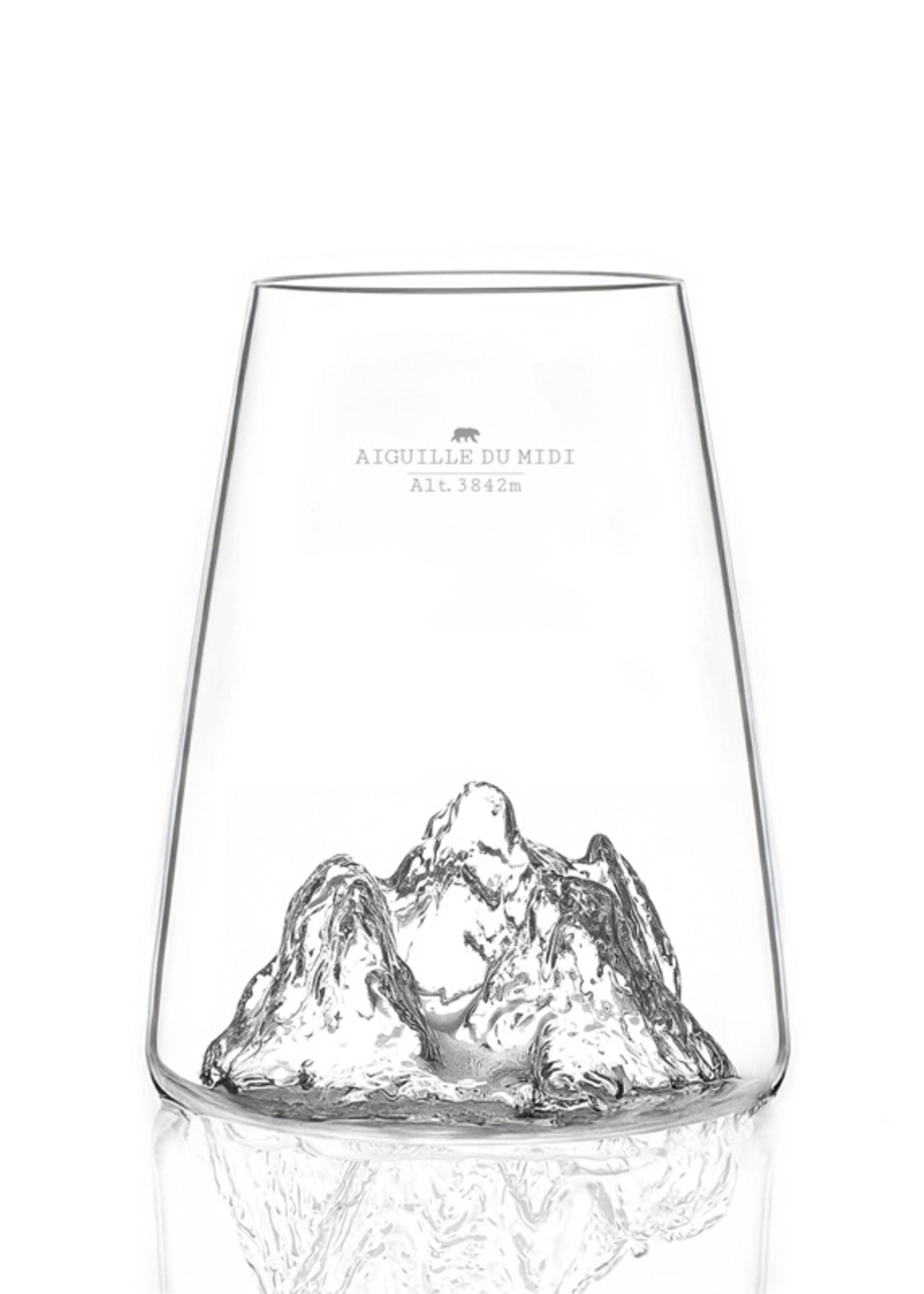Alaskanmaker Alaskanmaker - Verre design Topographique - Aiguille du Midi - 1 pièce
