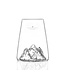 Alaskanmaker - Design Glas Topographic - Aiguille du Midi - 1 Stuk