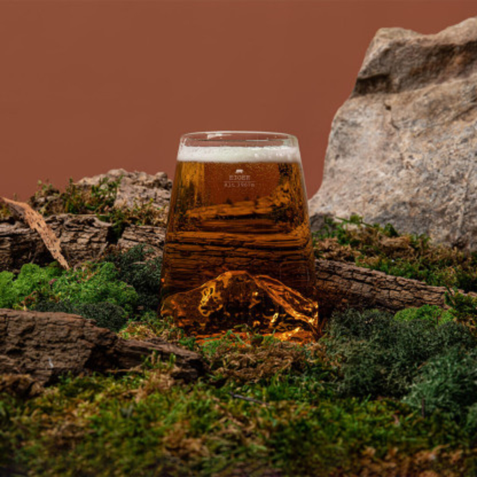 Alaskanmaker Alaskanmaker - Design Glas Topographic - Eiger - 1 Stuk